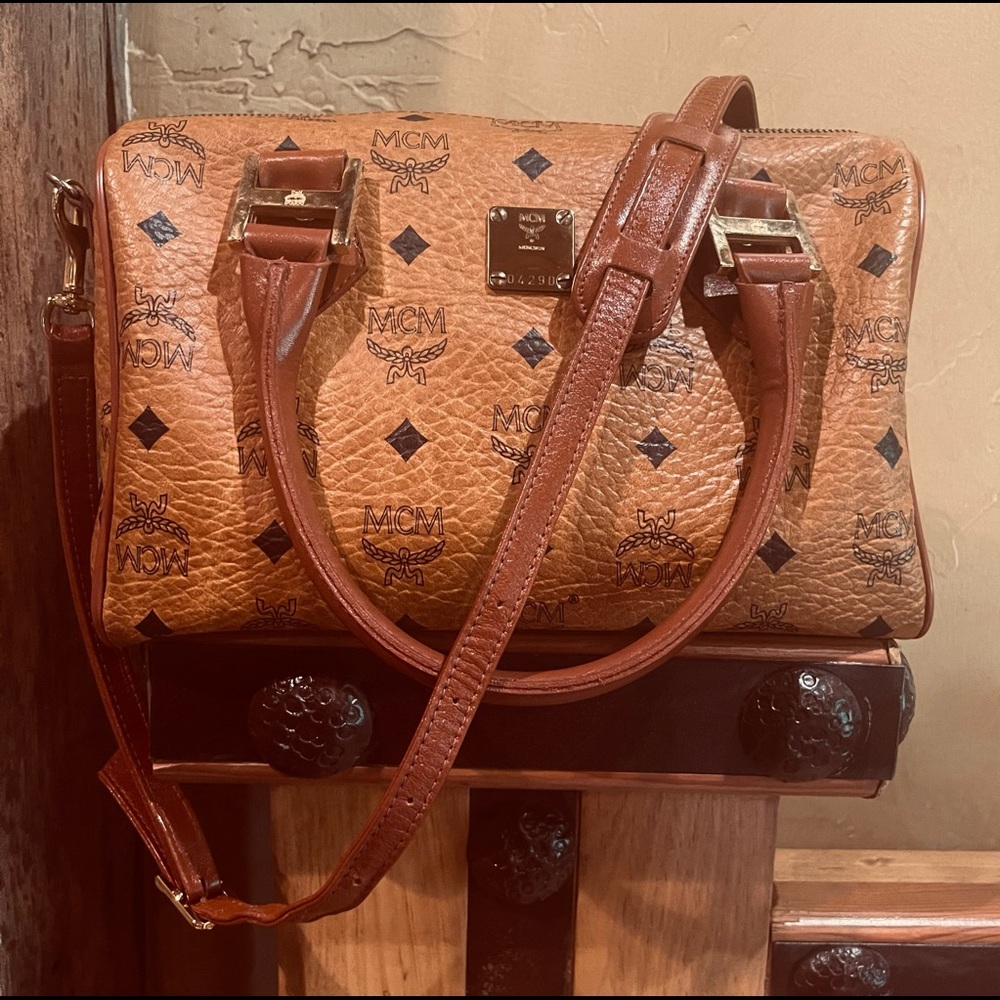 MCM Tan Crossbody Bag